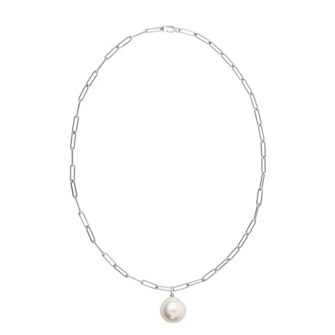 AETIA XXL ROUND PEARL CHAIN NECKLACE