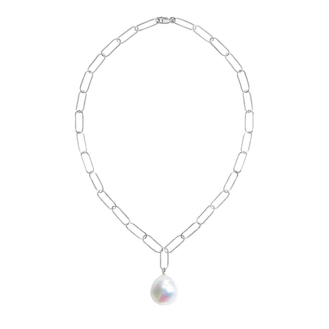 AURELIA BAROQUE PEARL CHAIN NECKLACE