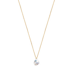 MERMAIA KESHI PEARL FINE CHAIN NECKLACE