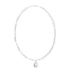 AETIA BAROQUE PEARL CHAIN NECKLACE