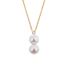 DUA PEARL SOLID GOLD NECKLACE